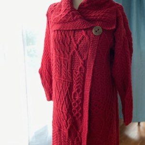 Red Blarney Mills Irish Sweater - NWOT